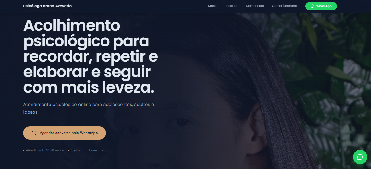 Psicóloga Bruna Azevedo